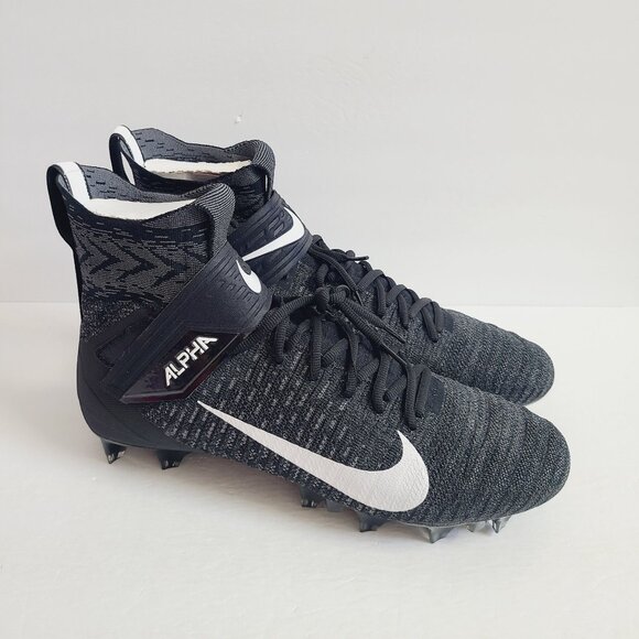Nike Alpha Menace Elite 2 Football Cleats AO3374-001 Size 14 Black main image 7